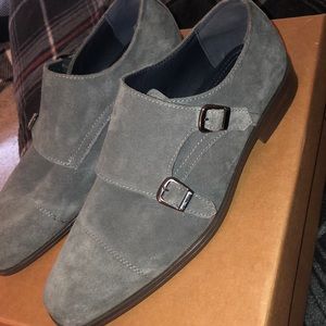 Monk Strap Grey Suede Oxford size 11